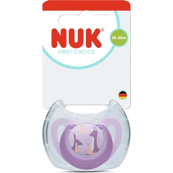 Nuk First Choice биберон залъгалка, силикон, 18+ мес. , 1 бр. , Кенгуру (10177250)