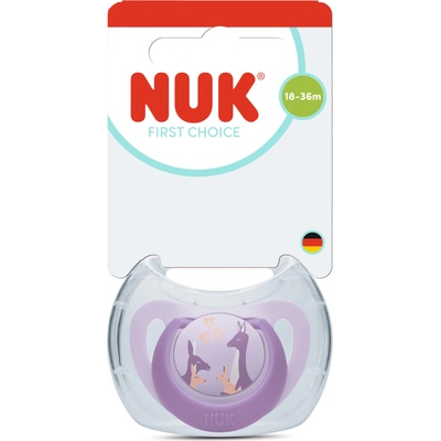 Nuk First Choice биберон залъгалка, силикон, 18+ мес. , 1 бр. , Кенгуру (10177250)