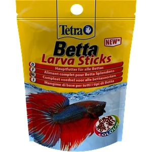 TETRA Betta LarvaSticks - балансирана храна за Бети и други лабиринтови риби - 5 гр