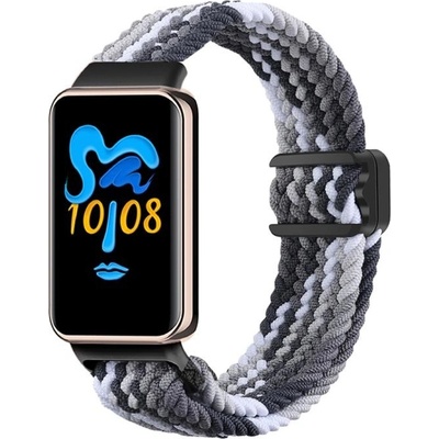 VSECHNONAMOBIL 111023 BRAIDED Nylonový řemínek pro Honor Band 10 / Honor Band 9 COLORFUL BLACK