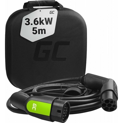 Green Cell EV13 electric vehicle charging cable Black Type 2 1 5 m