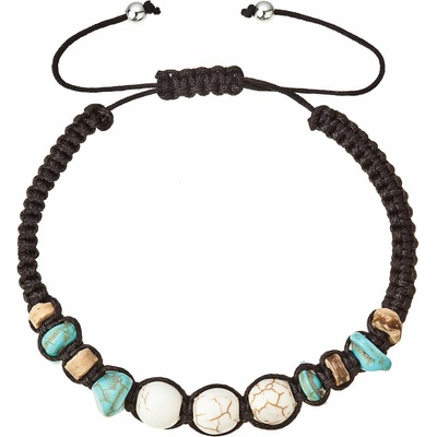 Shamballa černý s tyrkysem 43138.3