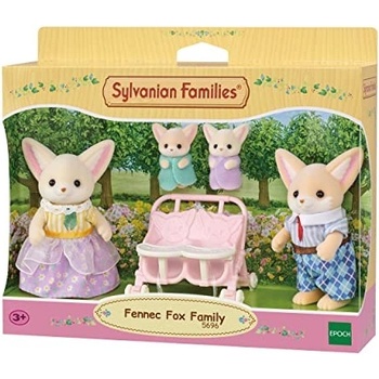 Sylvanian family Rodina líšiek Fenek s dvojčatami