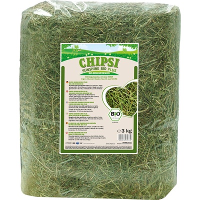 Chipsi Sunshine Bio luční seno 3 kg