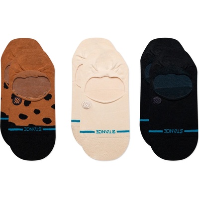 Stance Дамски спортни чорапи Stance Women's Leopard No Show 3-Pack Sports socks - Brown - размер 38-42 (EU) (207-1825-0112)