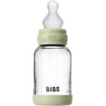 Bibs Стъклена бебешка бутилка Bibs - Със силиконов биберон, 120 ml, Sage (50191250) - ozone