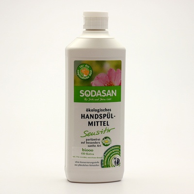 Sodasan na nádobí pro citlivou pokožku 500 ml