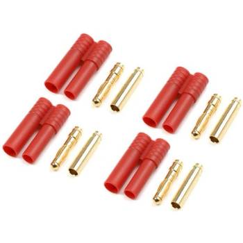 Revtec Позлатен конектор 4.0mm пластмасов корпус (4)