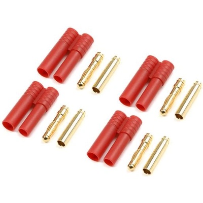 Revtec Позлатен конектор 4.0mm пластмасов корпус (4)