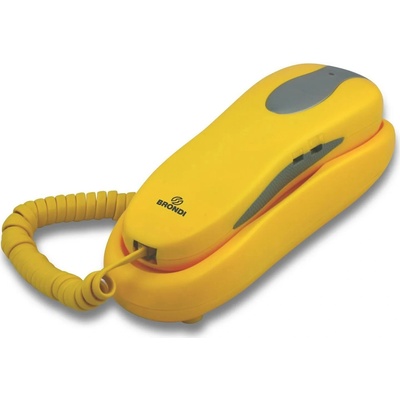 Телефон с кабел Brondi Nemo, Жълт (BROTL072)