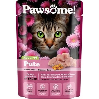 Pawsome! Adult s krůtím mäsom 85 g