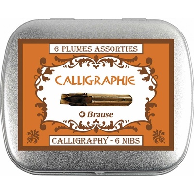 Brause kaligrafická perka Calligraphie sada 6 ks – Zboží Dáma