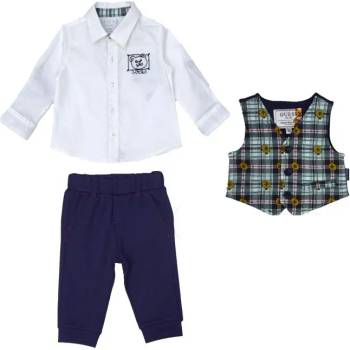 Image 1 of GUESS Комплект риза, елек и панталон за бебе момче Guess