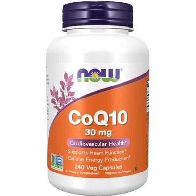 NOW NOW CoQ10 30mg, 240 Veg Capsules