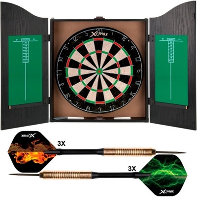 XQMax Darts Home Darts Centre Kabinet s terčem a šipkami
