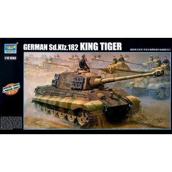 Trumpeter German Kingtiger 2in1 Henschel & Porsche Turretw/ full interior kit 1:16