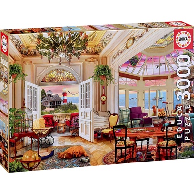 Educa Пъзел Educa от 3000 части - Живот на брега (EDU20332)