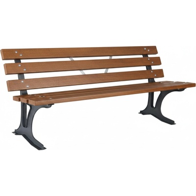 NIKA ДЪРВЕНА ГРАДИНСКА ПЕЙКА 180 x 67 x 75 СМ (1771/C)