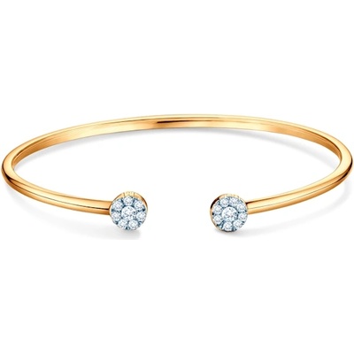 SAVICKI Гривна Savicki: двуцветно злато, диаманти