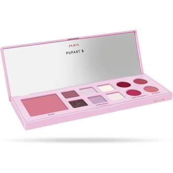 PUPA Pupart S 010278A002 Pink грим палитра за лице очи и устни