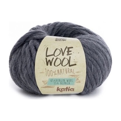 LOVE WOOL Katia Farby LOVE WOOL: 107 tmavá šedá