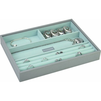 Stackers box na šperky Grey Mint Classic 4 tyrkysová 73547