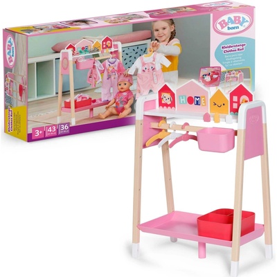 Zapf Creation BABY born Stojan s poličkou na oblečenie