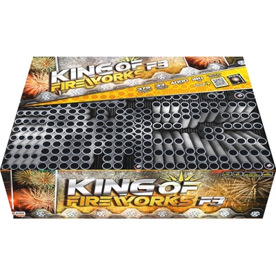 Kompaktní ohňostroj King of fireworks 379 ran multikalibr