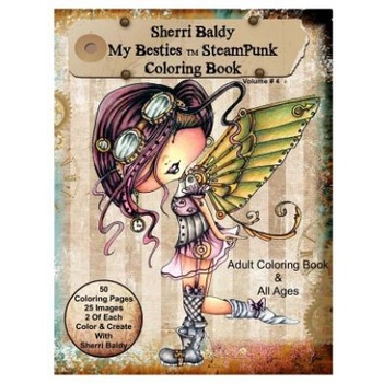 Sherri Baldy My-Besties Steampunk Coloring Book | Sherri Baldy