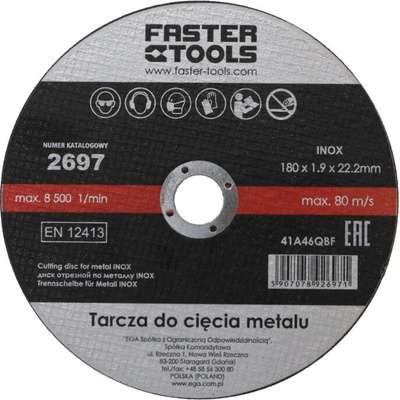 Jipos Řezný kotouč 180 x 1,9 x 22,2 mm 2697