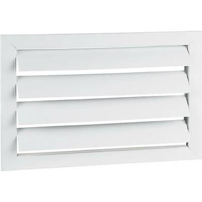 Dalap 140 bez příruby se samotížnou žaluzií 514x303 mm bílá Plastová