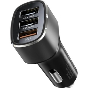 YESIDO 3x USB зарядно за кола - Yesido (Y46) - черно