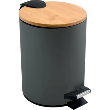 spirella Тъмносиво стоманено кошче за боклук с педал 3 l Adonis - Spirella (10.00003)