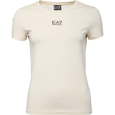 Dámske tričko EA7 T SHIRT béžová čierna