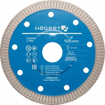 Hogert Diamantový kotouč 125 mm HT6D722