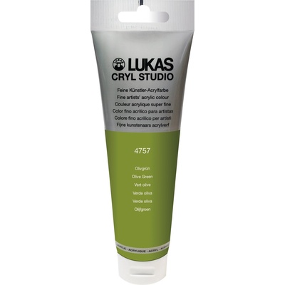 LUKAS Cryl Studio Plastic Tube АКРИЛНА боя Olive Green 125 ml 1 бр (747570012)
