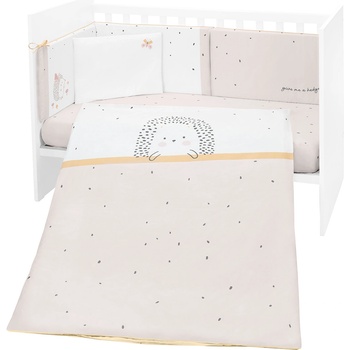 KikkaBoo Бебешки спален комплект 6 части 60/120 Hedge-hugs (41101060134)