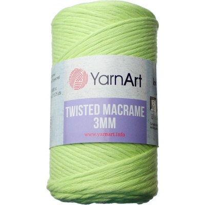 Twisted Macrame 3mm příze č. 755 sv.zelená