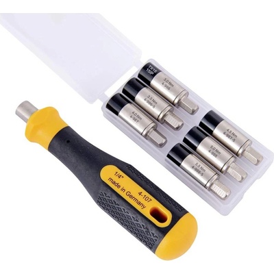 Bernstein Tools Súprava momentového adaptéra 1/4 6,3 mm 3.0 - 5.5 Nm 4-989-G