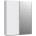 Forte Garderob s ogledalo KARO 170x210 см bял (FR0088)