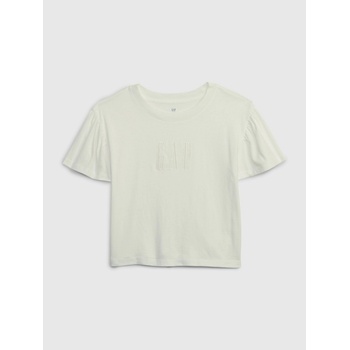 GAP Детска риза с логото на GAP GAP | Byal | Момичешки | 116/122