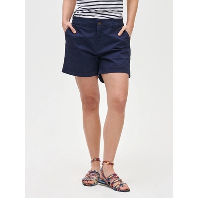 Gap kraťasy mid rise khaki tmavomodrá
