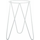 DekorStyle Stojan na kvety Loft 50 cm biely