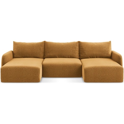 makamii Оранжев разтегателен ъглов диван с място за съхранение Kalena - Makamii (KALENA_UF_38_P1_C5)