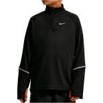 Nike Детска тениска Nike Kid's Miler Dri-FIT 1/2-Zip Top Running shirt - Black / Reflective Silver (704-6159-0113)