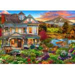 Bluebird Puzzle - Puzzle Garden Country Home - 500 piese