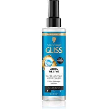 Schwarzkopf Gliss Aqua Revive балсам в спрей без отмиване за нормална към суха коса 200ml