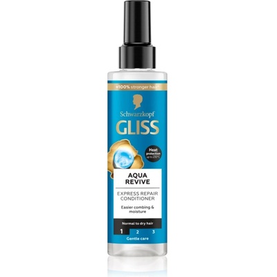 Schwarzkopf Gliss Aqua Revive балсам в спрей без отмиване за нормална към суха коса 200ml