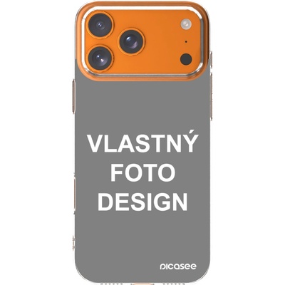 Picasee silikónový prehľadný obal pre Apple iPhone 17 Pro Max - Vlastný design/motiv