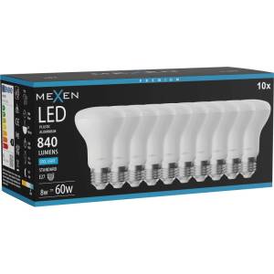 Mexen Nova 10x LED крушка E27, R63, 8W, Студена - 6500K, 840 lm - L104-E27-0865-01x10 (L104-E27-0865-01x10)